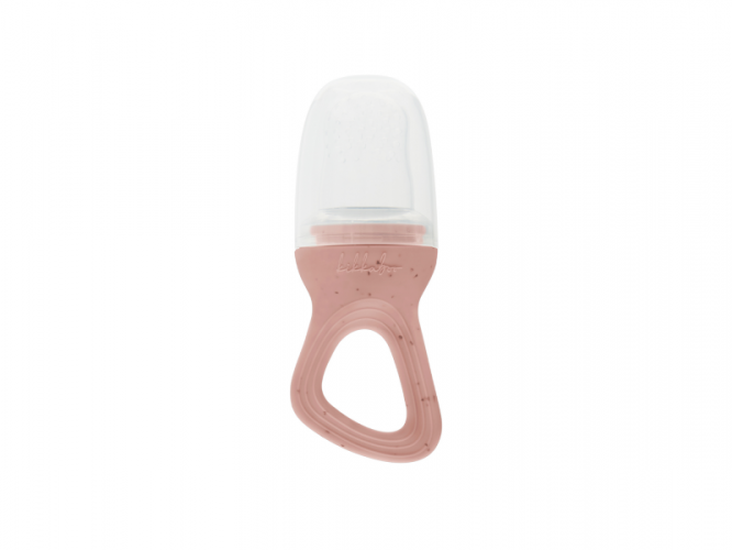 KikkaBoo Krmící kousátko Platinum Silicone Blush