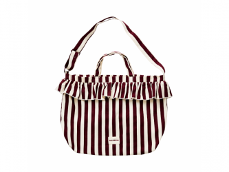 Wildride Taška přes rameno Bordeaux Stripe