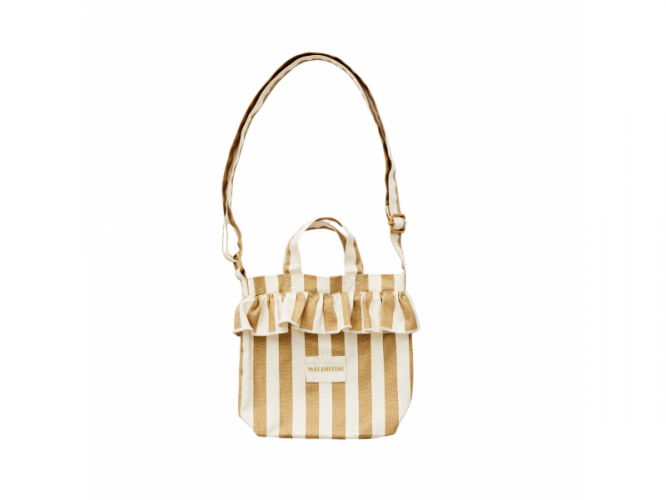 Wildride Taška mini přes rameno Beige Stripe