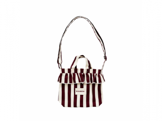 Wildride Taška mini přes rameno Bordeaux Stripe
