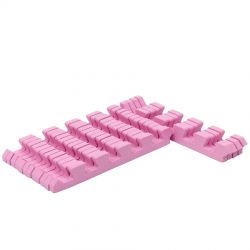 Rialto Baby Sada okrajů Pink pro pěnové puzzle 120x120 cm