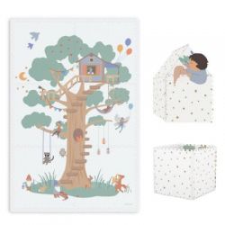 PLAY AND GO Tiloo EEVAA Podložka na hraní a domeček Treehouse