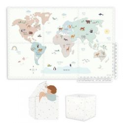 PLAY AND GO Tiloo EEVAA Podložka na hraní a domeček Worldmap
