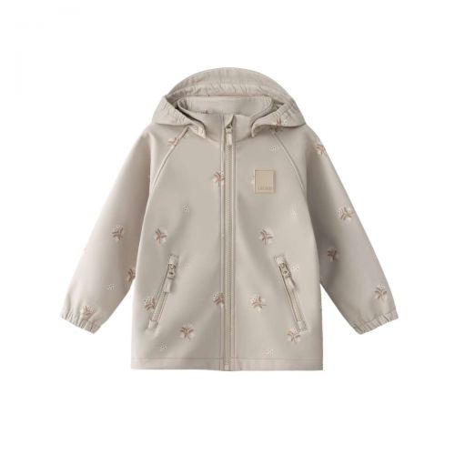 LEOKID Softshellová bunda Lake Silver Cloud Flower vel. 86