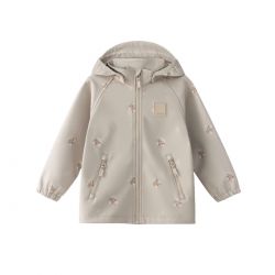 LEOKID Softshellová bunda Lake Silver Cloud Flower vel. 98
