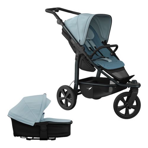 Kočárek TFK Set Mono 3 frame 2026 - air chamber wheel blue dual