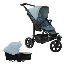 Kočárek TFK Set Mono 3 frame 2026 - air chamber wheel blue dual