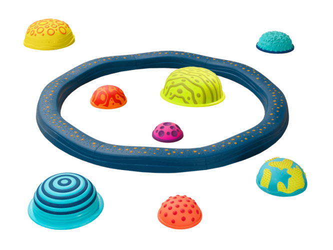 B-Toys Překážková dráha se stupínky Balance Planet Hopper