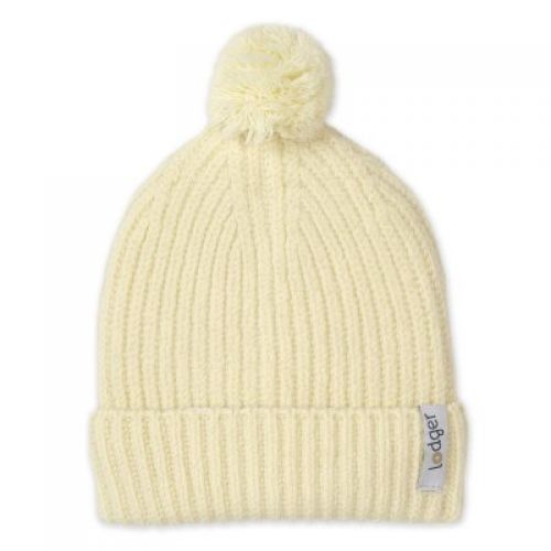 LODGER Čepice Merino Butter vel. 6 - 12 měsíců