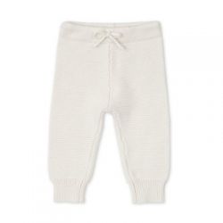 LODGER Pletené tepláčky Merino Cream vel. 68