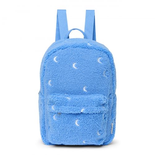 Studio Noos Teddy Midi Backpack Batůžek s přední kapsou Blue Moon