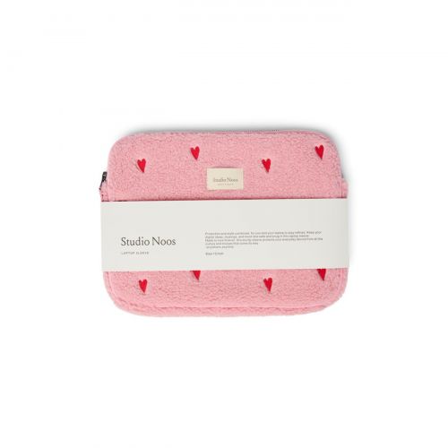 Studio Noos Teddy Obal na Laptop 13´Light Pink Hearts