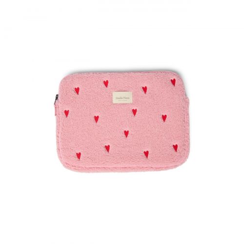 Studio Noos Teddy Obal na Laptop 13´Light Pink Hearts