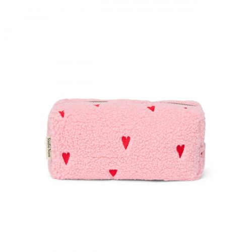 Studio Noos Teddy Pouch Kabelka Light Pink Hearts