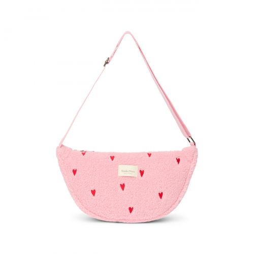 Studio Noos Teddy Adult Fanny Kabelka Light Pink Hearts