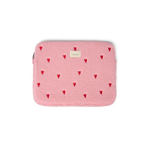 Studio Noos Teddy Obal na Laptop 15´Light Pink Hearts