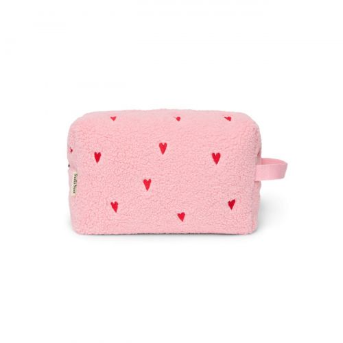 Studio Noos Teddy Toiletry Toaletní taštička Light Pink Hearts