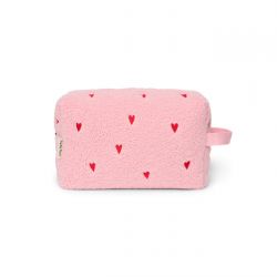 Studio Noos Teddy Toiletry Toaletní taštička Light Pink Hearts