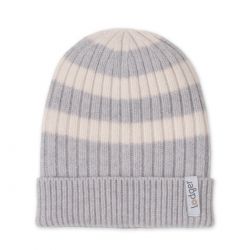 LODGER Čepice Stripe Merino Storm 3 - 6 měsíců