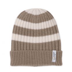 LODGER Čepice Stripe Merino Buffalo 6 - 12 měsíců