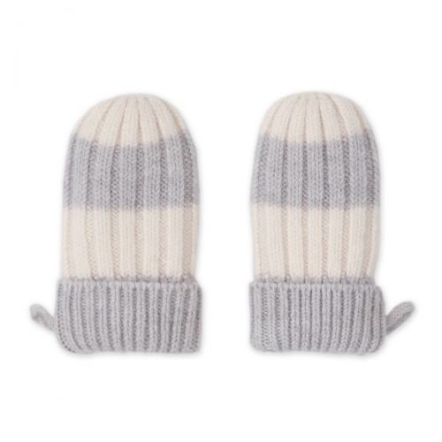 LODGER Rukavice Stripe Merino Storm vel. 0 - 12 měsíců