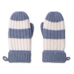 LODGER Rukavice Stripe Merino Stone vel. 1 - 2 roky