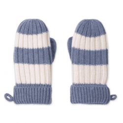 LODGER Rukavice Stripe Merino Stone vel. 1 - 2 roky