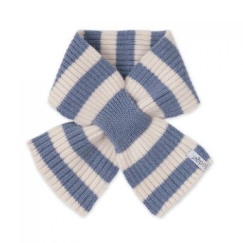LODGER Šála Stripe Merino Stone
