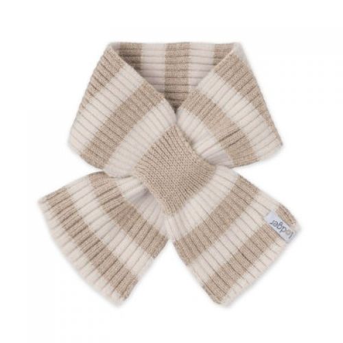 LODGER Šála Stripe Merino Beige