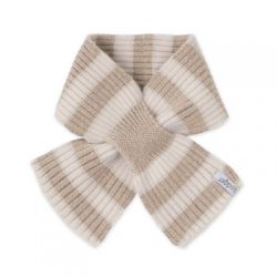 LODGER Šála Stripe Merino Beige