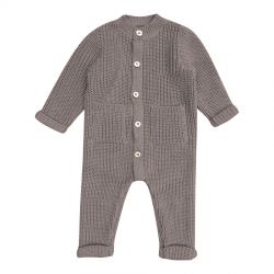 Witlof for Kids Háčkované dupačky 62/68 Warm Grey knitted