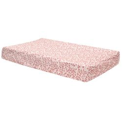 Bebe-Jou Jersey návlek na malou podložku Leopard Pink, 75x45