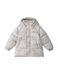 LEOKID Zimní prošívaná bunda Leni Silver Cloud Fluffy vel. 104