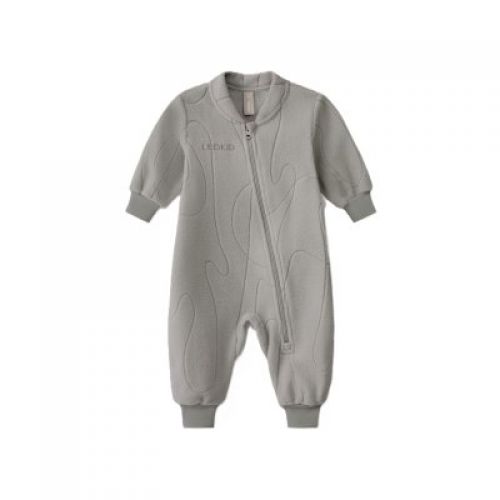 LEOKID Fleecový overal Tilio Monsoon Gray vel. 62