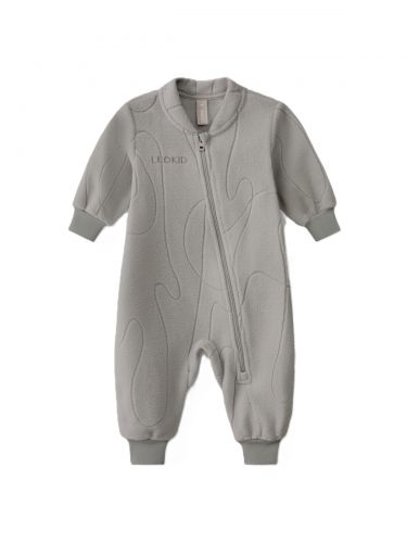LEOKID Fleecový overal Tilio Monsoon Gray vel. 80