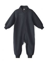 LEOKID Fleecový overal Tilio Carbon Gray vel. 80