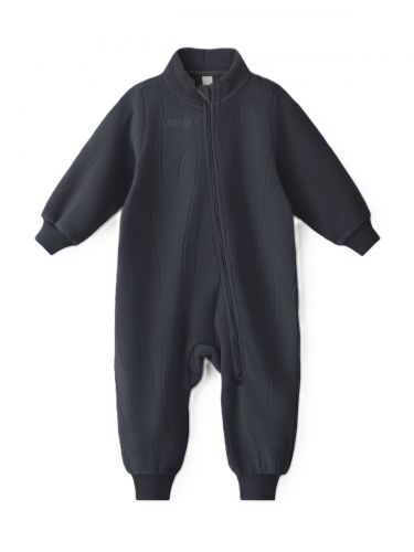 LEOKID Fleecový overal Tilio Carbon Gray vel. 92