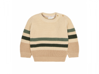 Little Dutch Svetřík pletený Warm Taupe vel. 80