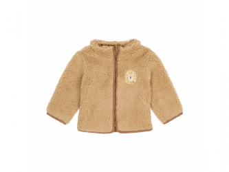 Little Dutch Kabátek Teddy Warm Taupe vel. 80