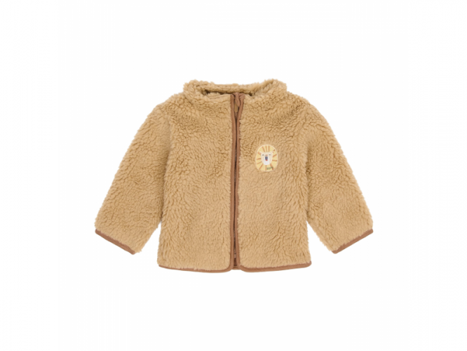 Little Dutch Kabátek Teddy Warm Taupe vel. 92