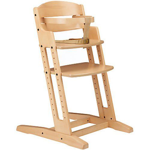 Jídelní židlička BabyDan Dřevěná rostoucí DanChair Natur