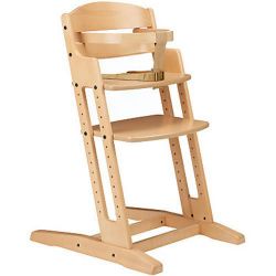 Baby Dan Dřevěná rostoucí jídelní židlička BabyDan DanChair Natur