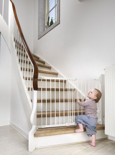 Baby Dan Zábrana Babydan Flexi Fit kov bílá 67-105,5 cm šroubovací