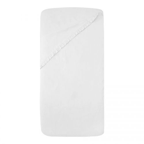 Witlof for kids prostěradlo s volánem Tuck-inn 40 x 80 cm White