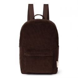 Studio Noos Teddy Midi Backpack Batůžek s přední kapsou Chocolate