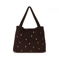 Studio Noos Teddy Mom Bag Chocolate Hearts