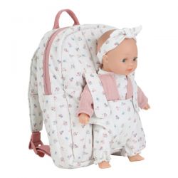 Little Dutch Batůžek s nosítkem pro panenky Pink