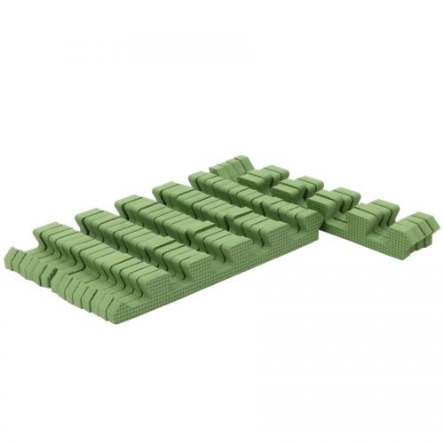 Rialto Baby Sada okrajů Green pro pěnové puzzle 150x120cm