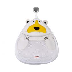 3 SPROUTS Organizér do koupelny Polar Bear White