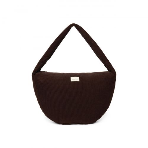 Studio Noos Rib Puffy Cross Body bag Kabelka Dark Brown